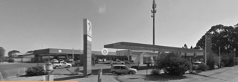 Existing service station and parking area on the Tasbet Crossing site